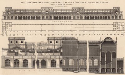A Exposição Internacional de 1871 - os novos edifícios em South Kensington de English School