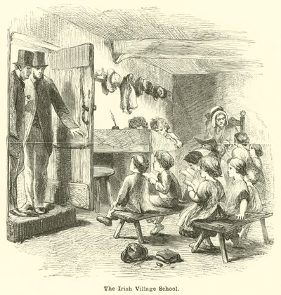 A escola irlandesa da vila de English School