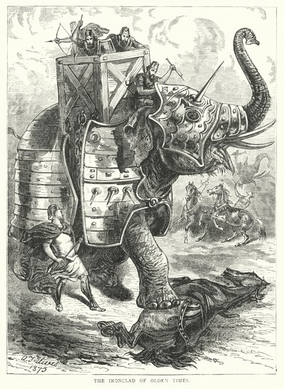 O navio de guerra dos velhos tempos (gravura) de English School