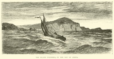 A ilha Palmaria, na baía de Spezia de English School