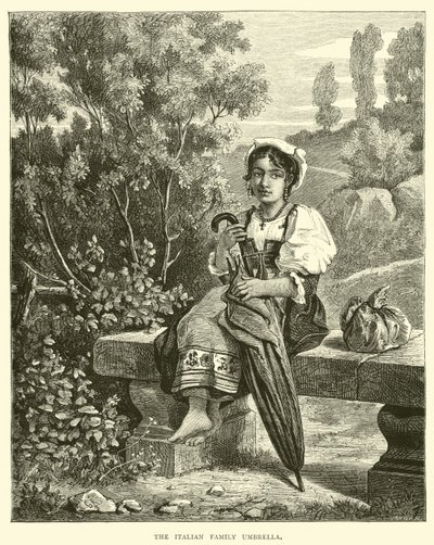 O guarda-chuva da família italiana de English School