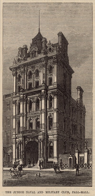 O clube naval e militar júnior, Pall Mall de English School