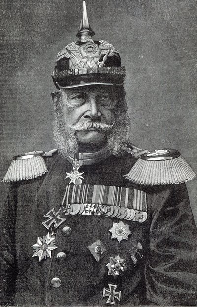 O Kaiser Wilhelm, da "Hora do Lazer", 1888 de English School