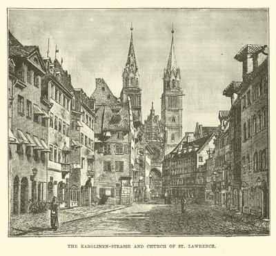 A Karolinen-Strasse e a Igreja de São Lourenço de English School