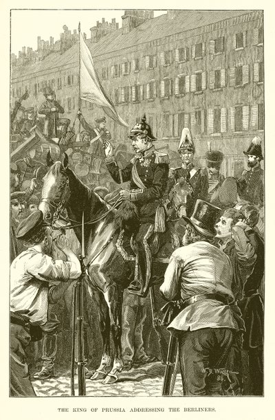 O rei da Prússia dirigindo-se aos berlinenses de English School