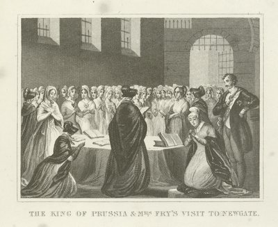 O rei da Prússia e Sra. Frys visita a Newgate de English School