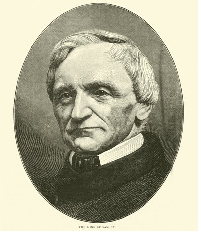 O rei da Saxônia, outubro de 1870 de English School