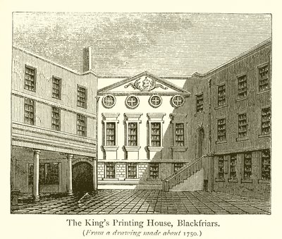 A Casa de Impressão Kings, Blackfriars de English School