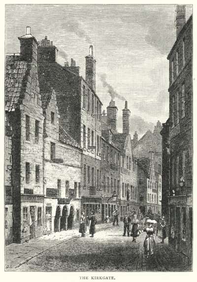 O Kirkgate (gravura) de English School