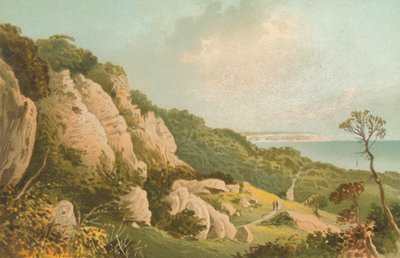 O desmoronamento perto de Ventnor - Ilha de Wight de English School