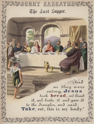 A Última Ceia (gravação a cores) de English School