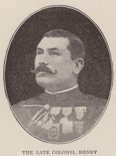 O Coronel Henry (litho) de English School