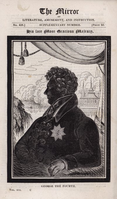O falecido rei George IV de English School