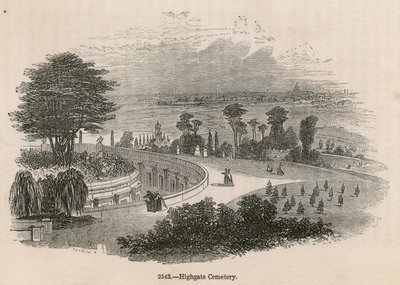 Catacombe do Líbano, Cemitério de Highgate, Londres de English School