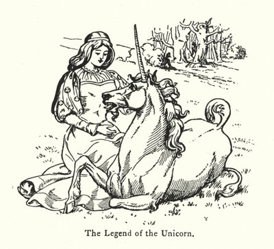A Lenda do Unicórnio (gravura) de English School