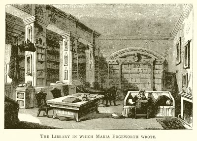 A biblioteca em que Maria Edgeworth escreveu de English School
