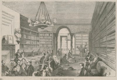 A Biblioteca do Instituto Britânico e Estrangeiro de English School