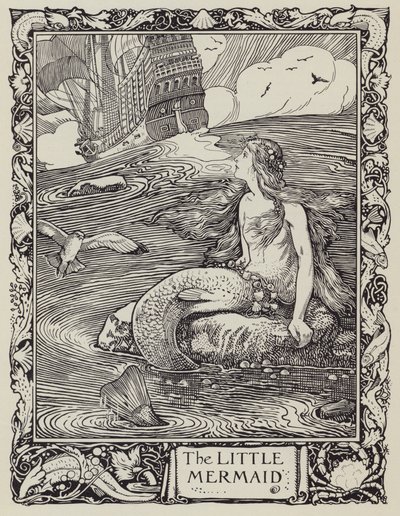 A Pequena Sereia (litografia) de English School