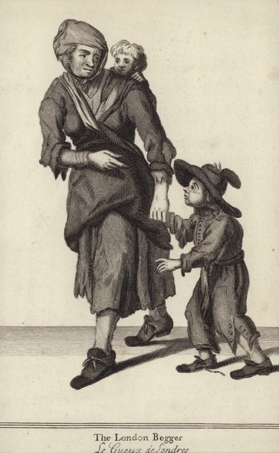 O Mendigo de Londres (gravura) de English School