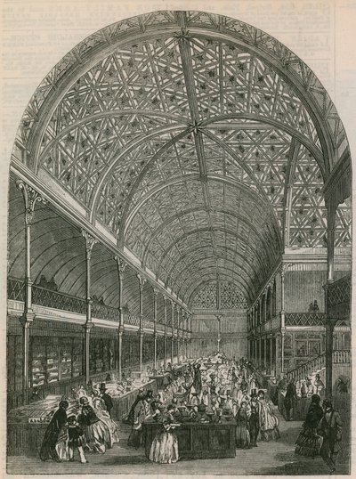 O Palácio de Cristal de Londres, Regent Circus, Oxford Street de English School