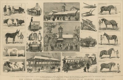 Exposição Agrícola Internacional de Londres em Kilburn, julho de 1879 de English School