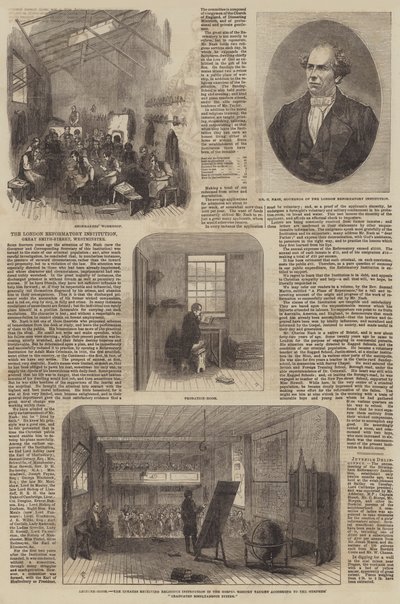 A Instituição Reformadora de Londres (gravura) de English School