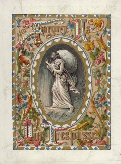 Oração do Senhor (cor litho) de English School