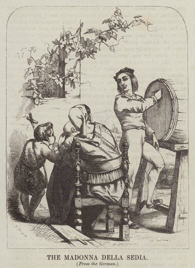 A Virgem da Cadeira (gravura) de English School