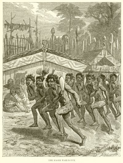 A dança de guerra maori de English School