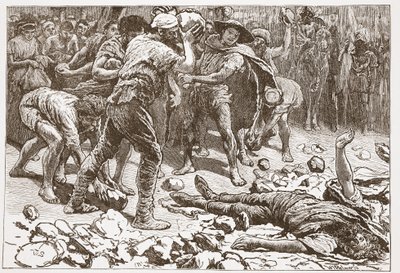 O Martírio de Constantino de Samosata, ilustração de 
