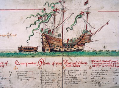 A Mary Rose, do Anthony Roll de English School