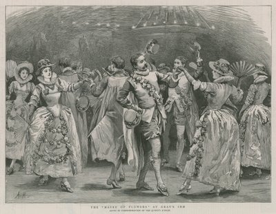 O Maske of Flowers no Grays Inn de English School