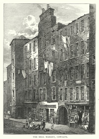 The Meal Market, Cowgate (gravura) de English School