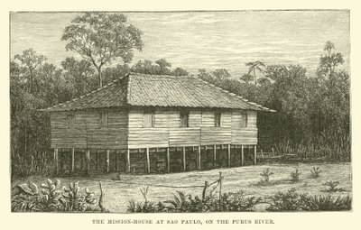 A casa missionária em São Paulo, no rio Purus de English School