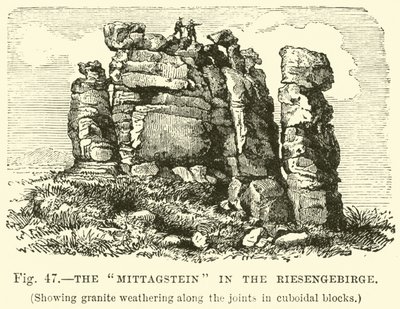 O Mittagstein nas montanhas gigantes de English School