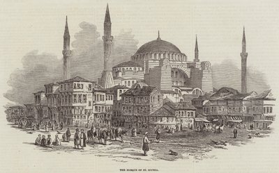 A Mesquita de Santa Sofia (gravura) de English School