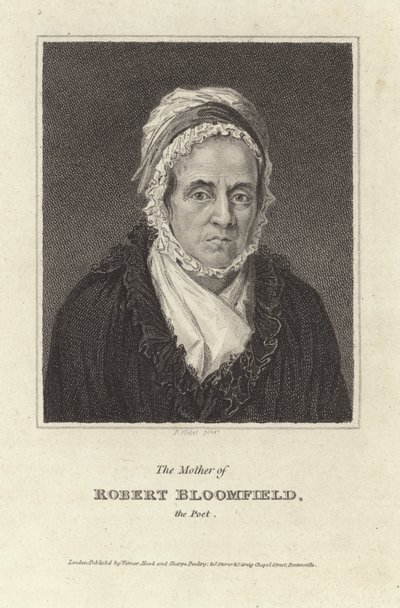 A Mãe de Robert Bloomfield, o Poeta (gravura) de English School