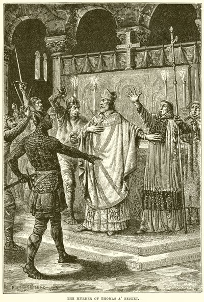 O assassinato de Thomas A Becket de English School