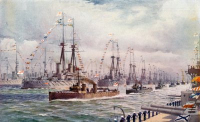 A revisão naval em Spithead de English School
