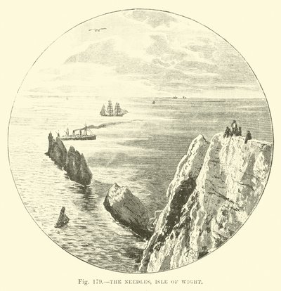 As agulhas, ilha de Wight de English School