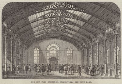 The New Corn Exchange, Basingstoke (gravura) de English School