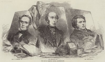 Die neu gewählten königlichen Akademiker von English School