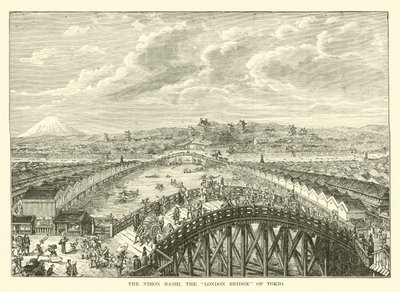 O Nihon Bashi, a ponte de Londres dos Tokio de English School