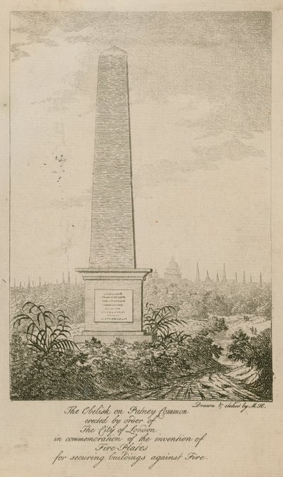 O obelisco em Putney Common de English School