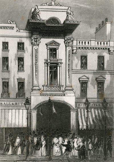 O velho teatro Adelphi de English School