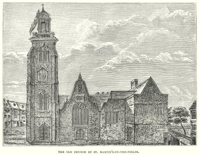 A antiga igreja de St Martin