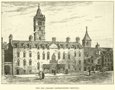O antigo colégio do século XVII de English School