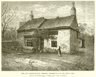 A velha casa senhorial, Morley, local de nascimento de Sir Titus Salt de English School