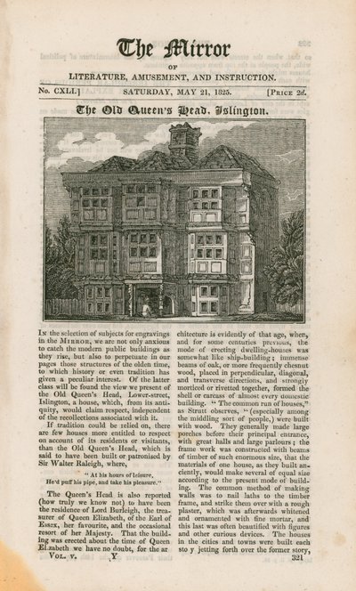 A cabeça velha das rainhas, Islington de English School