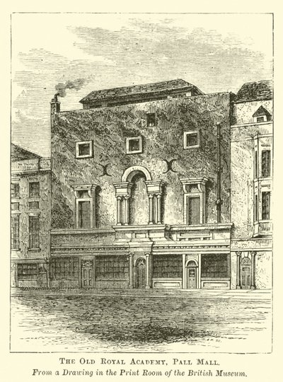 A antiga academia real, Pall Mall de English School